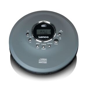 Lenco CD-400GY Portable CD / Mp3 Player with FM / DAB+ Radio