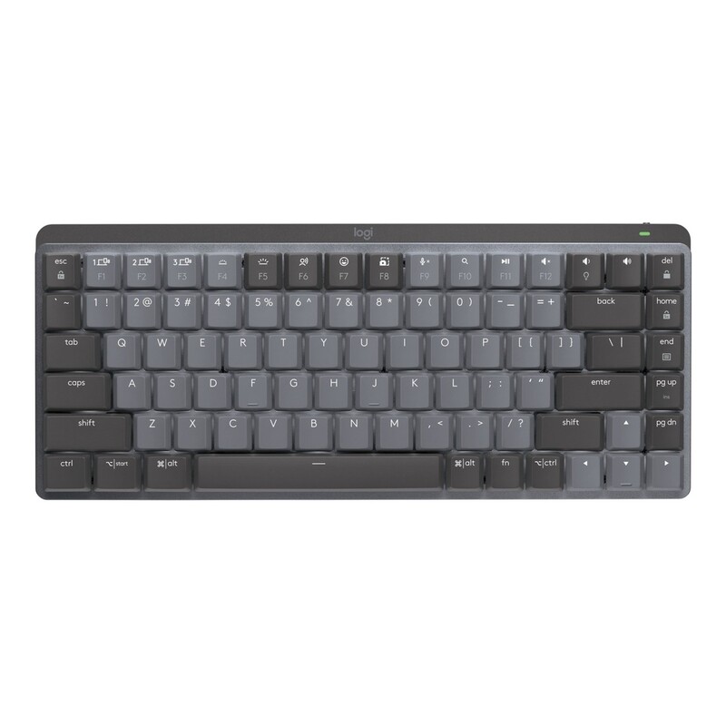 Logitech 920-010780 MX Mechanical Mini Tactile Quiet Wireless Illuminated Performance Keyboard - Graphite (US Layout)