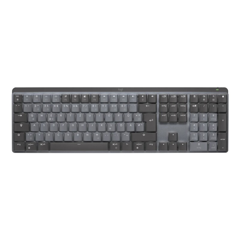 Logitech 920-010757 MX Mechanical Tactile Quiet Wireless Illuminated Performance Keyboard - Graphite (US Layout)