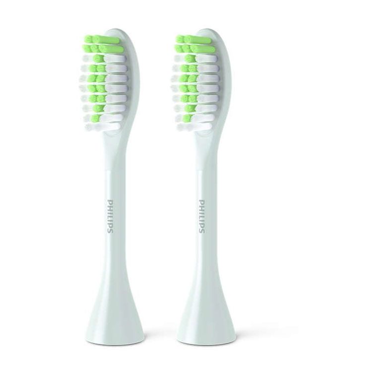 Philips One by Sonicare Brush Head - Mint Blue (Pack of 2)