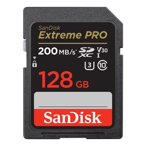 SanDisk Extreme PRO SDXC Class 10 Memory Card - 128GB