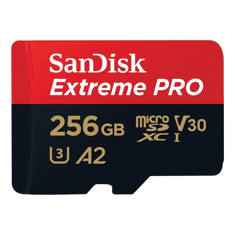 SanDisk Extreme PRO microSDXC UHS-I Memory Card - 256GB