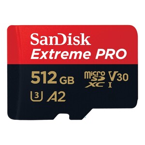 SanDisk Extreme PRO microSDXC UHS-I Memory Card - 512GB