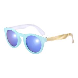 Snapperrock Candy Mint Stripe Arms Round Kids' Sunglasses Mint - One Size (2-10 Years)