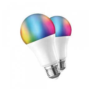 Muvit iO WiFi Smart Bulb With Multicolor LED Light - 800lm (Pack of 2)