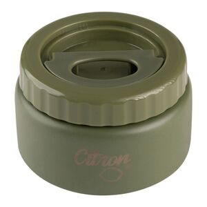 Citron Stainless Steel Insulated Food Jar 250ml - Olive Green