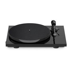 Pro-Ject E1 Phono Turntable with Built-In Phono Preamp - OM5E Cartridge - High Gloss Black