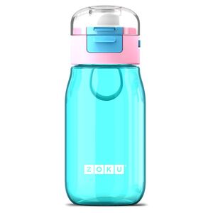 Zoku Flip Gulp Water Bottle 465ml - Teal