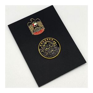 Rovatti HH Mohammad Bin Zayed Steel Badge - Gold