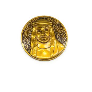 Rovatti HH Mohammad Bin Zayed Steel Coin - Gold