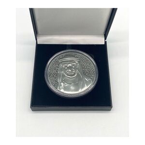 Rovatti HH Mohammad Bin Zayed Steel Coin- Silver