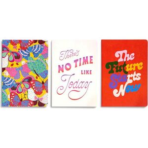 Ban.do Rough Draft Notebook Set - The Future Starts Now (Set of 3)