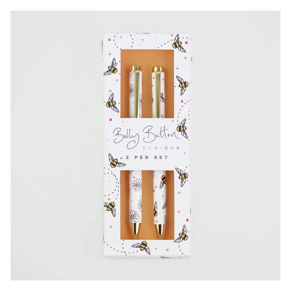 Belly Button Designs Bees Pen (Set Of 2)
