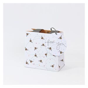 Belly Button Designs Bees Small Bag - White