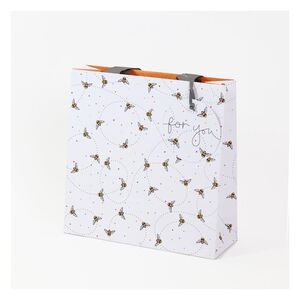Belly Button Designs Bees New Design Bag - White (Size M)