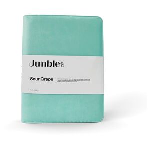 Jumble & Co Intentus Organiser A4 Leather Folder With Ruled Refill Pad - Teal