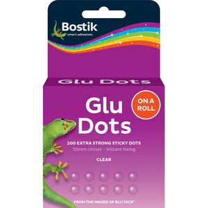 Bostik Glu Dots On A Roll (200 Dots) - Extra Strong
