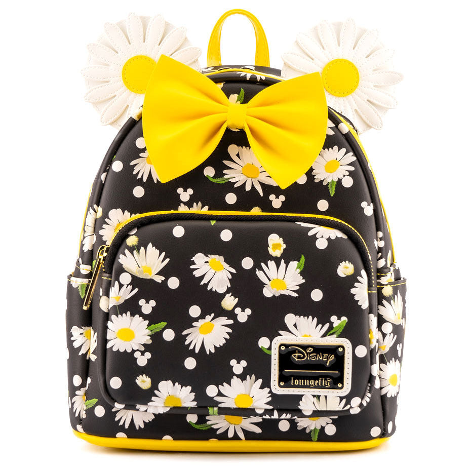 Loungefly Leather Disney Minnie Mouse Daisies Mini Backpack