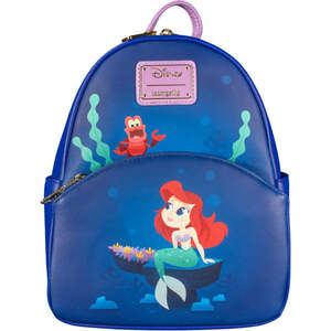 Loungefly Leather Disney Little Mermaid Sebastian Anime Mini Backpack