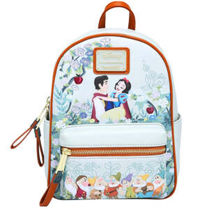 Loungefly Leather Disney Snow White Floral Mini Backpack