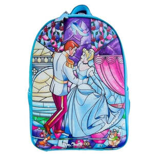 Loungefly Leather Disney Cinderelal Stain Glass Mini Backpack