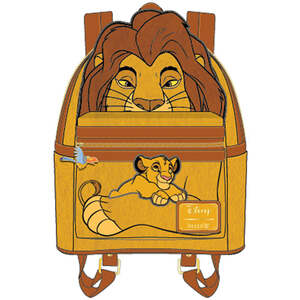Loungefly Leather Disney Lion King Father & Son Mini Backpack