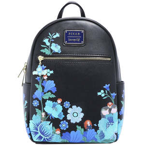 Loungefly Leather Disney Brave Floral Mini Backpack