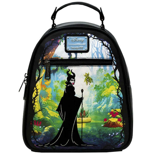 Loungefly Leather Disney Maleficent Mini Backpack
