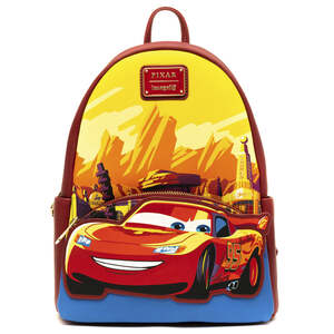 Loungefly Leather Disney Cars Lightining Mcqueen Mini Backpack