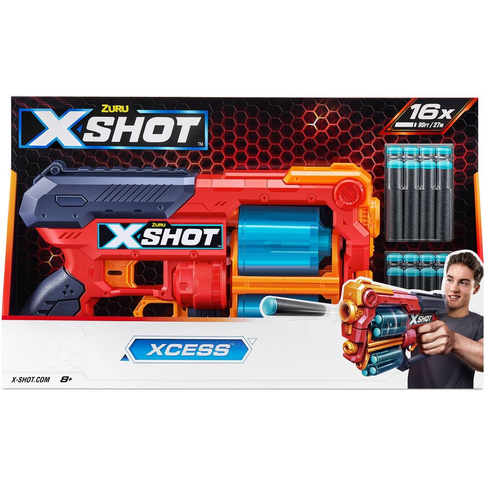 X-Shot Excel Xcess TK-12 Blaster (with 16 Darts)