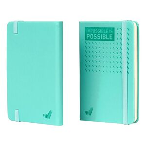 Impossible Is Possible Pocket Notebook - Turquoise (Includes 1)