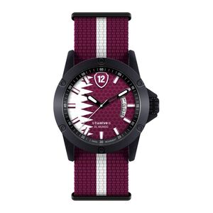 Twelve WQAT1M Qatar Themed Unisex Wristwatch - Medium - 39mm
