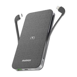 Momax Q.Power Touch 2 Wireless Battery Pack 10000mAh - Dark Grey
