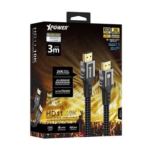 XPower HD11 10K High Speed HDMI Cable 3m - Black