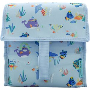 Marcus N Marcus Foldable Insulated Lunch Bag Sealife Blue