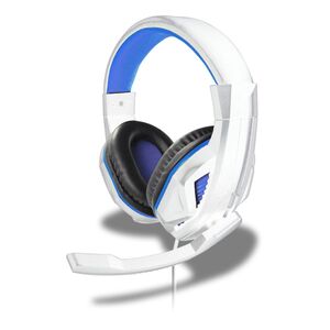 Steelplay HP44 Gaming Headset for PS5/PS4 - White/Blue