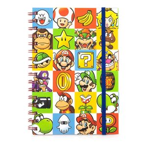 Super Mario Colour Block A5 Wiro Notebook