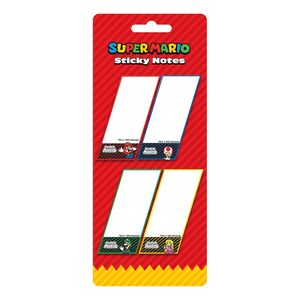 Super Mario Colour Sticky Notes Set (Set of 4)