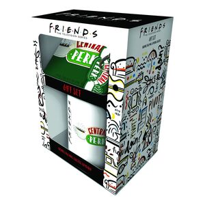 Hole In The Wall Friends Central Perk Mug Coaster & Keychain Gift Set 300ml