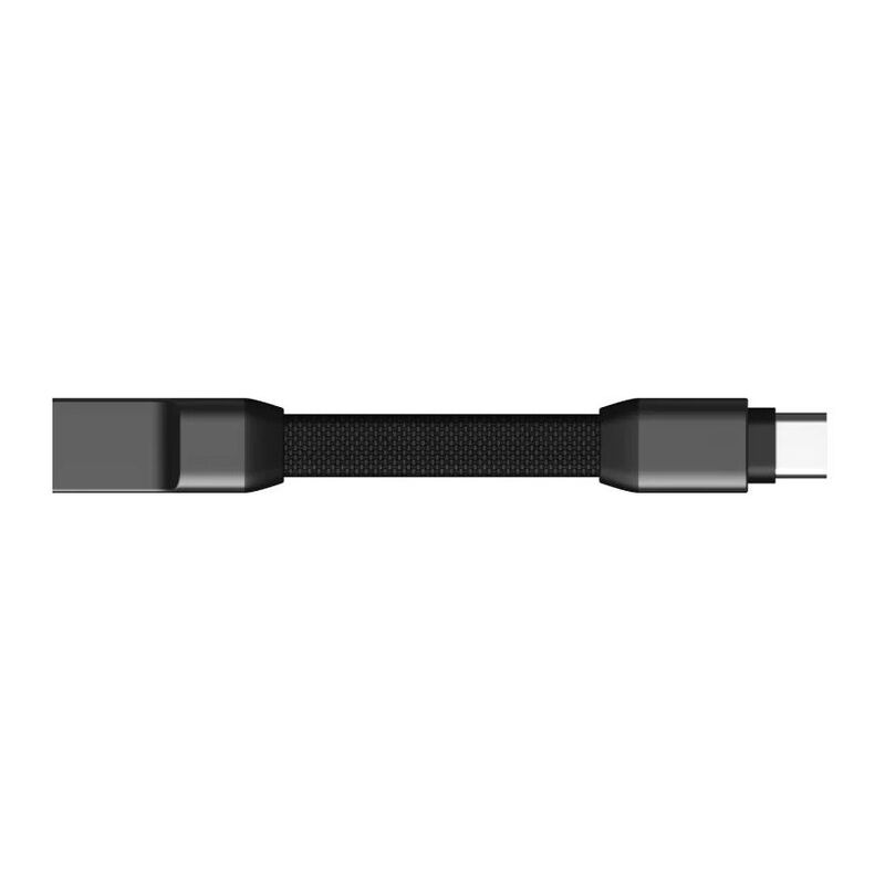 Rolling Square inCharge Mini USB to USB-C Cable - Black