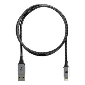 Rolling Square USB-A to Lightning 12W Cable 1m - Mercury Grey
