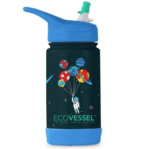 Ecovessel Frost Kids Trimax Insulated Ss Water Bottle 355ml Outer Space Blue