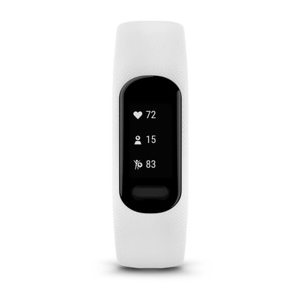 Garmin Vivosmart 5 Fitness Tracker - White (S/M)