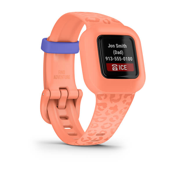 Garmin Vivofit Jr3 Kids Fitness Tracker - Peach