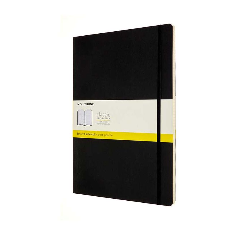 Moleskine Squared A4 Soft Notebook - Black