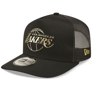 New Era NBA LA LAkers Foil Logo Men's Trucker Cap - Black