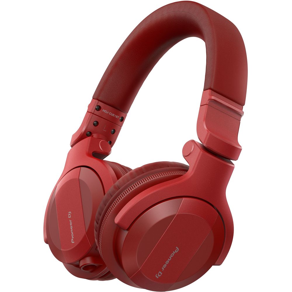 Pioneer DJ HDJ-CUE1BT-K DJ Headphones with Bluetooth - Red