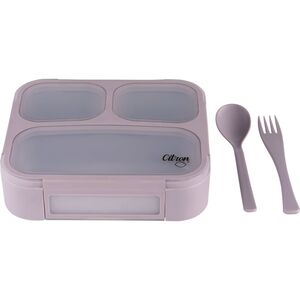 Citron 2022 Lunchbox With Fork And Spoon Purple