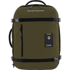 National Geographic Ocean Rpet 3 Way 50Cm Medium Backpack Khaki 29.7 Ltrs