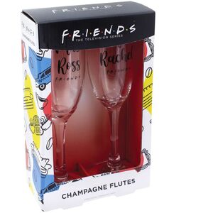 Paladone Friends Ross & Rachel Champagne Flutes